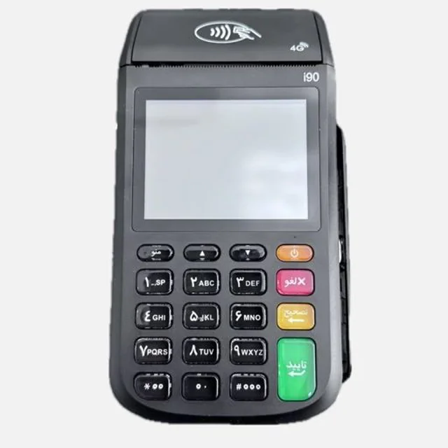 کارتخوان سیار i90 با اینترنت 4G مشکی